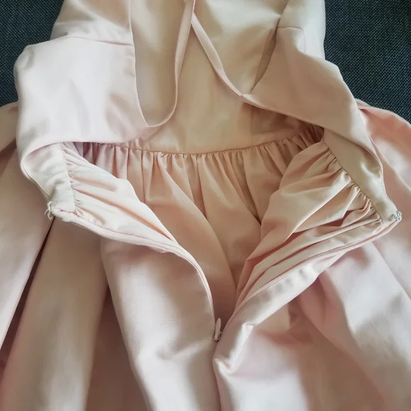 Gracia Pink Babydoll, Pleated Mini Dress -size small - Picture 6 of 12